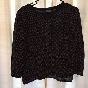 Madewell Heart Print Blouse